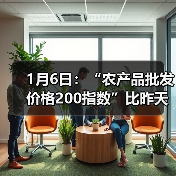 1月6日：“农产品批发价格200指数”比昨天上升0.49个点（图2）