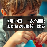 1月04日：“农产品批发价格200指数”比节前上升1.2个点（图4）