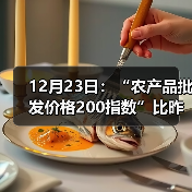 12月23日：“农产品批发价格200指数”比昨天上升0.28个点（图3）