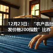 12月23日：“农产品批发价格200指数”比昨天上升0.28个点（图4）
