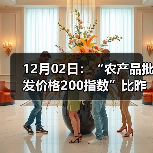 农产品价格波动分析:涨跌品种及市场行情 12月02日:“农产品批发价格200指数”比昨天上涨0.5个点(图1)