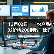 农产品价格波动分析:涨跌品种及市场行情 12月02日:“农产品批发价格200指数”比昨天上涨0.5个点(图3)