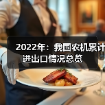 中国农业机械进口出口数据解析:增长与变化 2022年:我国农机累计进出口情况总览(图3)