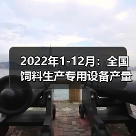 2022饲料生产专用设备产量趋势分析 2022年1-12月:全国饲料生产专用设备产量情况(图3)