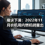需求下滑：2022年11月农机用内燃机销量出现负增长（图3）