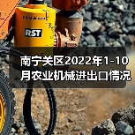 农业机械进出口数据:进口下降出口降幅明显,拖拉机出口大幅增长 南宁关区2022年1-10月农业机械进出口情况(图2)