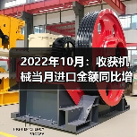 农业机械进出口数据解析:拖拉机出口增23.7% 2022年10月:收获机械当月进口金额同比增长187.6%(图2)