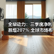 全柴动力:三季度净利暴增207% 全球市场布局加速 全柴动力:三季度净利暴增207% 全球市场布局加速(图2)