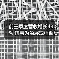 前三季度营收增长43.8% 扭亏为盈展现强劲复苏（图3）