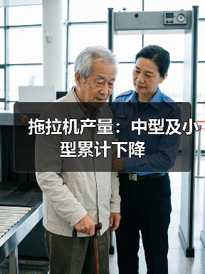 拖拉机产量：中型及小型累计下降（图4）