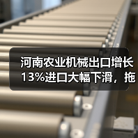 河南农业机械出口增长13%进口大幅下滑,拖拉机出口增幅超40% 河南农业机械出口增长13%进口大幅下滑,拖拉机出口增幅超40%(图1)
