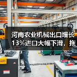 河南农业机械出口增长13%进口大幅下滑,拖拉机出口增幅超40% 河南农业机械出口增长13%进口大幅下滑,拖拉机出口增幅超40%(图2)
