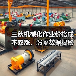 三秋机械化作业价格成本双涨,涨幅数据揭秘 三秋机械化作业价格成本双涨,涨幅数据揭秘(图1)