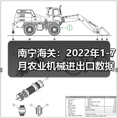 农机出口暴跌56%进口激增!2022年1-7月数据曝光-辰飞雨畜牧机械 南宁海关:2022年1-7月农业机械进出口数据公布(图3)