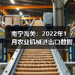 农机出口暴跌56%进口激增!2022年1-7月数据曝光-辰飞雨畜牧机械 南宁海关:2022年1-7月农业机械进出口数据公布(图2)