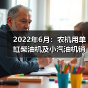 2022年6月：农机用单缸柴油机及小汽油机销量均呈同比下降态势（图4）