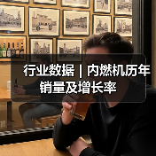 行业数据 | 内燃机历年销量及增长率（图1）