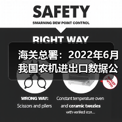 海关总署:2022年6月我国农机进出口数据公布 海关总署:2022年6月我国农机进出口数据公布(图4)