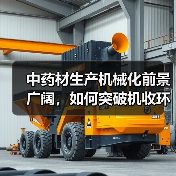 中药材生产机械化前景广阔,如何突破机收环节瓶颈? 中药材生产机械化前景广阔,如何突破机收环节瓶颈?(图1)