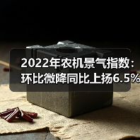 2022年农机景气指数：环比微降同比上扬6.5% 专家预测2月走势如何？（图4）