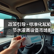 政策引导+标准化赋能：节水灌溉设备市场前景如何？（图1）