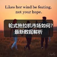 轮式拖拉机市场如何？最新数据解析（图1）