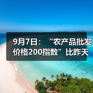 9月7日:“农产品批发价格200指数”比昨天上升0.20个点 9月7日:“农产品批发价格200指数”比昨天上升0.20个点(图4)