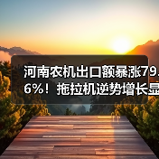 河南农机出口额暴涨79.6%!拖拉机逆势增长显成效 河南农机出口额暴涨79.6%!拖拉机逆势增长显成效(图4)