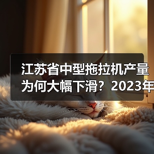 江苏省中型拖拉机产量为何大幅下滑?2023年1-8月数据揭秘 江苏省中型拖拉机产量为何大幅下滑?2023年1-8月数据揭秘(图2)
