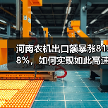 河南农机出口额暴涨81.8%,如何实现如此高速增长? 河南农机出口额暴涨81.8%,如何实现如此高速增长?(图1)