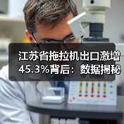江苏省拖拉机出口激增45.3%背后：数据揭秘增长动力（图2）