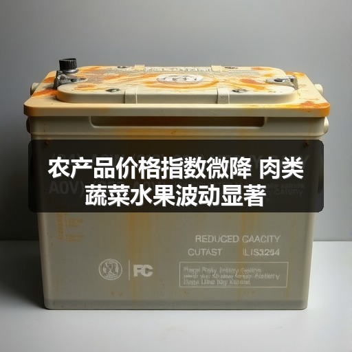 农产品价格指数微降 肉类蔬菜水果波动显著