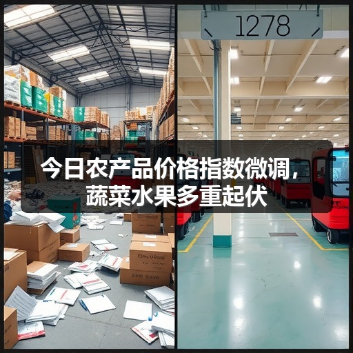 今日农产品价格指数微调，蔬菜水果多重起伏