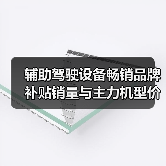 辅助驾驶设备畅销品牌补贴销量与主力机型价格揭秘（图3）