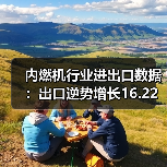 内燃机行业进出口数据：出口逆势增长16.22%（图3）