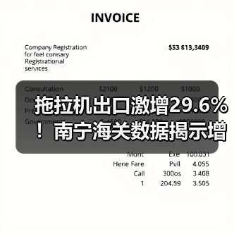 拖拉机出口激增29.6%！南宁海关数据揭示增长密码（图3）