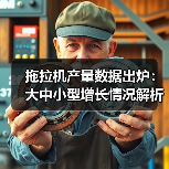 拖拉机产量数据出炉：大中小型增长情况解析（图1）