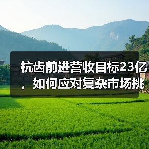 杭齿前进营收目标23亿，如何应对复杂市场挑战？（图2）