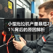 小型拖拉机产量暴增26.1%背后的原因解析 小型拖拉机产量暴增26.1%背后的原因解析(图1)