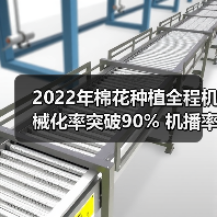 棉花种植机械化率再创新高 2022市场数据解析-辰飞雨畜牧机械 2022年棉花种植全程机械化率突破90% 机播率提升显著(图2)