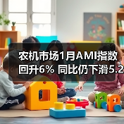 农机市场1月AMI指数回升6% 同比仍下滑5.2%（图3）