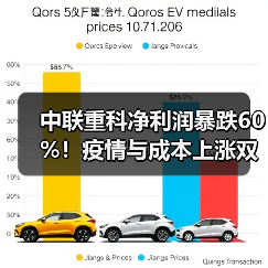 中联重科净利润暴跌60%!疫情与成本上涨双重冲击 中联重科净利润暴跌60%!疫情与成本上涨双重冲击(图3)