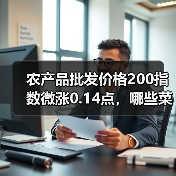农产品批发价格200指数微涨0.14点,哪些菜价涨幅惊人? 农产品批发价格200指数微涨0.14点,哪些菜价涨幅惊人?(图3)