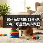 农产品价格行情大起底:肉类蔬菜涨跌全解析-辰飞雨畜牧机械 农产品价格指数今涨0.27点,哪些品类涨跌显著?(图3)